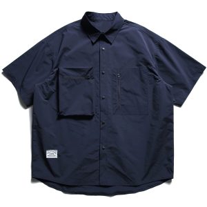 Japanese-Style Multi-Pocket Short Sleeve Shirt for Men and Women - Retro Loose Fit Casual Summer Workwear