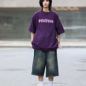 Japanese Style Printed Short-Sleeve T-Shirt for Men - Trendy Loose Casual Tee, Summer Fashion Essential