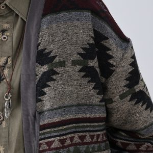 Japanese-Style Reversible Coat, Men's Tang Suit Jacket, New Chinese Ethnic Cardigan Robe, Niche Fashion Outerwear