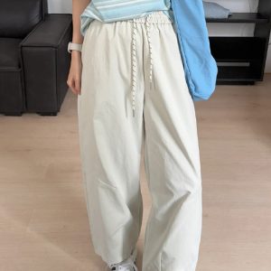 Japanese-Style Women's Balloon Pants - Flattering Loose Wide-Leg Casual Trousers in Small and Plus Sizes