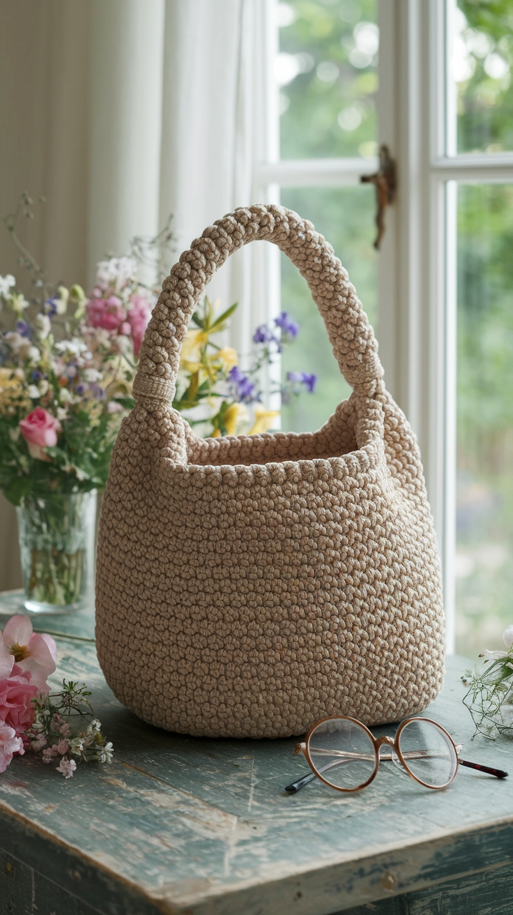 Japanese Knot Bag Crochet: Handmade Elegance outfit idea
