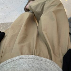 Khaki Japanese-Style Plus-Size Women's Balloon Casual Pants - Summer Lightweight Nine-Point Harem Trousers