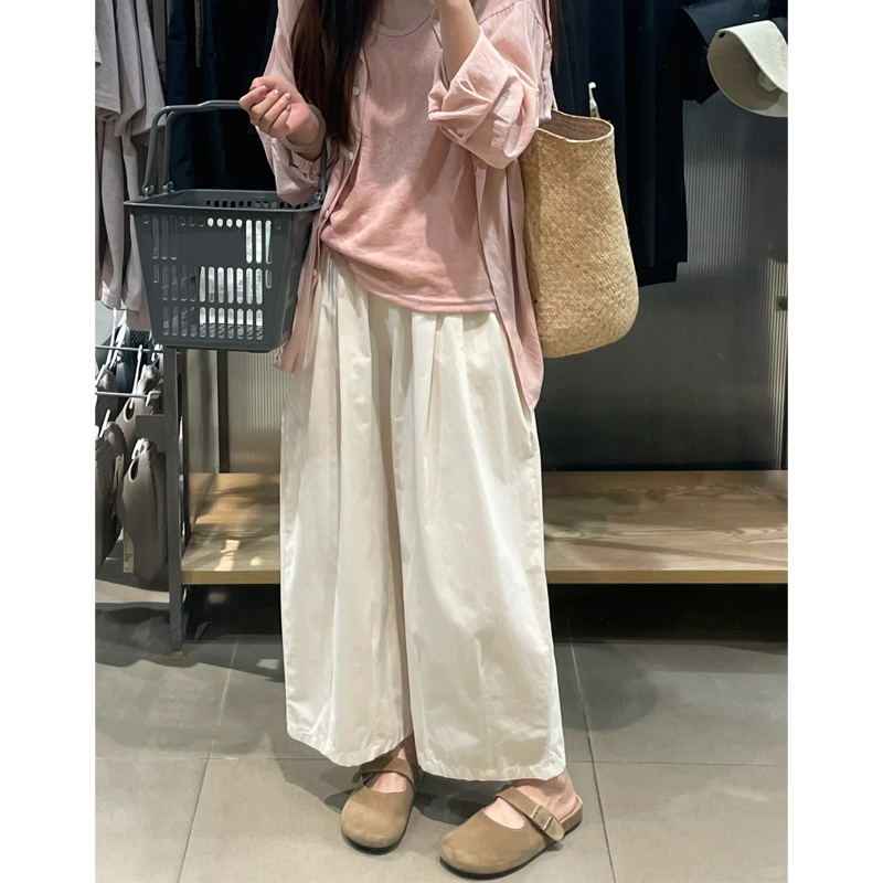 Khaki Japanese-Style Plus-Size Women's Balloon Casual Pants - Summer Lightweight Nine-Point Harem Trousers Khaki Japanese-Style Plus-Size Women's Balloon Casual Pants - Summer Lightweight Nine-Point Harem Trousers