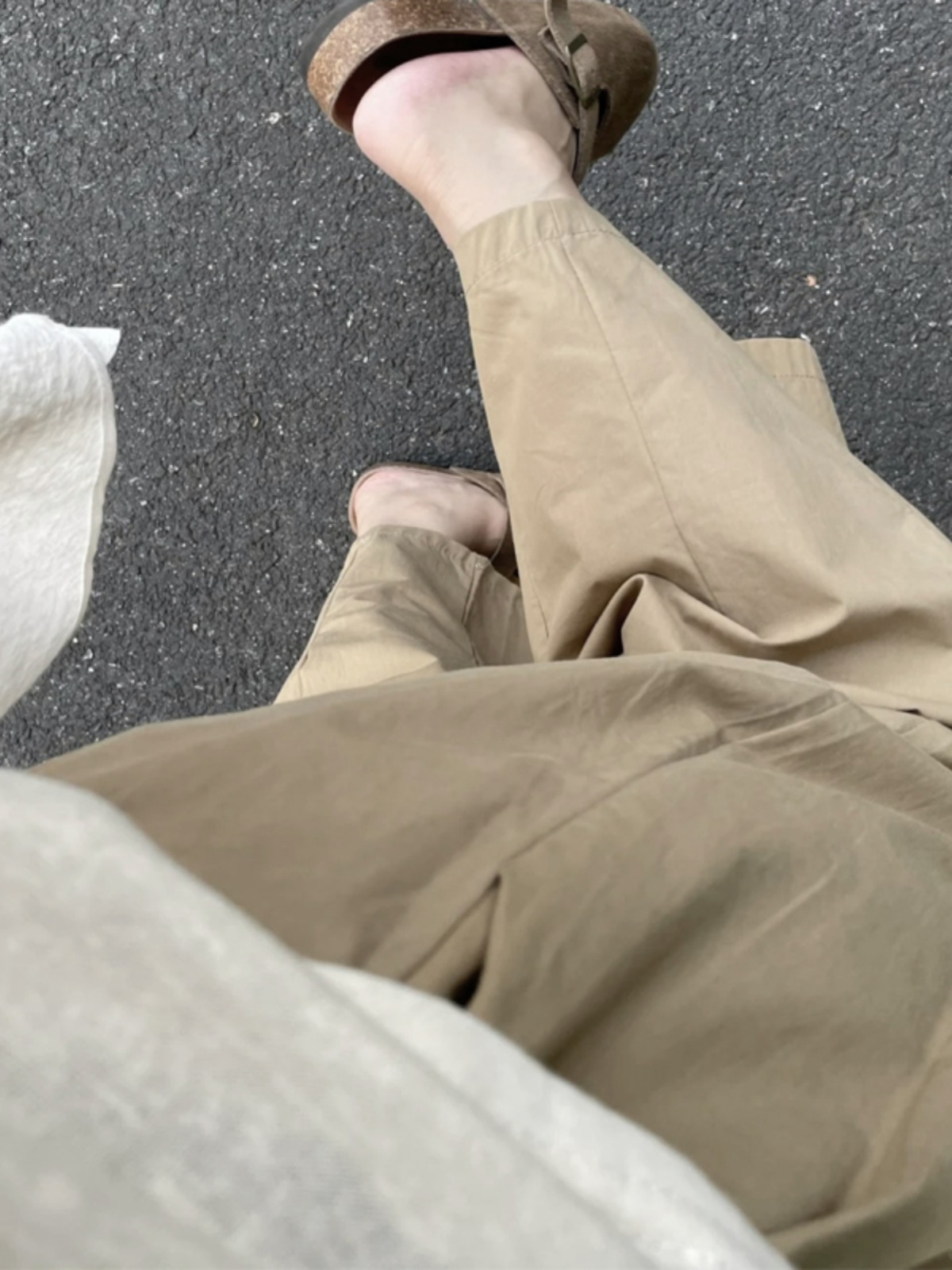 Khaki Japanese-Style Plus-Size Women's Balloon Casual Pants - Summer Lightweight Nine-Point Harem Trousers Khaki Japanese-Style Plus-Size Women's Balloon Casual Pants - Summer Lightweight Nine-Point Harem Trousers