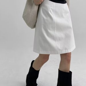 Khaki Midi Skirt for Women - Versatile Summer Bodycon Work Skirt, Professional Mid-Length Commuting Style, Chic Office Essential