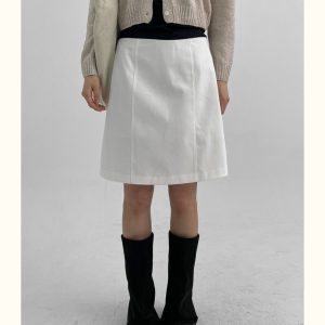 Khaki Midi Skirt for Women - Versatile Summer Bodycon Work Skirt, Professional Mid-Length Commuting Style, Chic Office Essential