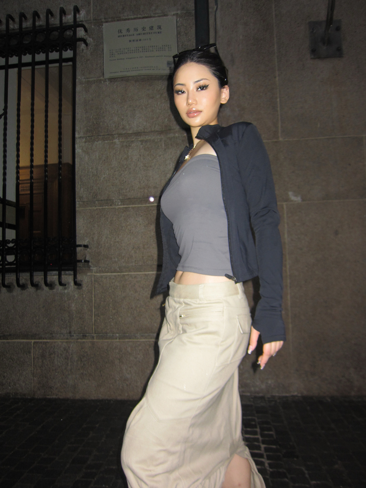 Khaki Parachute Skirt - Unique Style, Trendy Midi Length, Y2K Fashion, Streetwear Inspired, Casual Chic Look Khaki Parachute Skirt - Unique Style, Trendy Midi Length, Y2K Fashion, Streetwear Inspired, Casual Chic Look