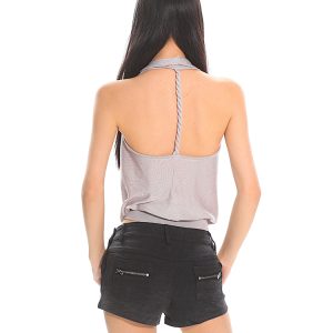 Knotted Knit Casual Vest for Women - High Elasticity Slim Fit Summer Top