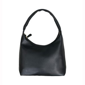 Korean Soft Leather Casual Tote Shoulder Bag for Women - 2025 Minimalist Underarm Bag in Lazy Style