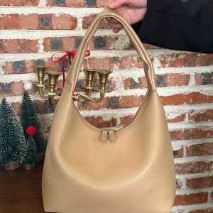 Korean Soft Leather Casual Tote Shoulder Bag for Women - 2025 Minimalist Underarm Bag in Lazy Style