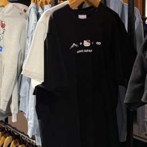 Korean Style 25SS Casual Loose Kitty Print Round Neck Short Sleeve Cotton T-Shirt - Versatile Fashion Staple for Every Wardrobe