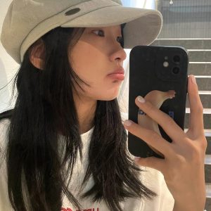 Korean Style Ballet Dancer Print Short Sleeve T-Shirt - Casual, Comfortable, Loose Fit, Summer Essential in Pure Cotton