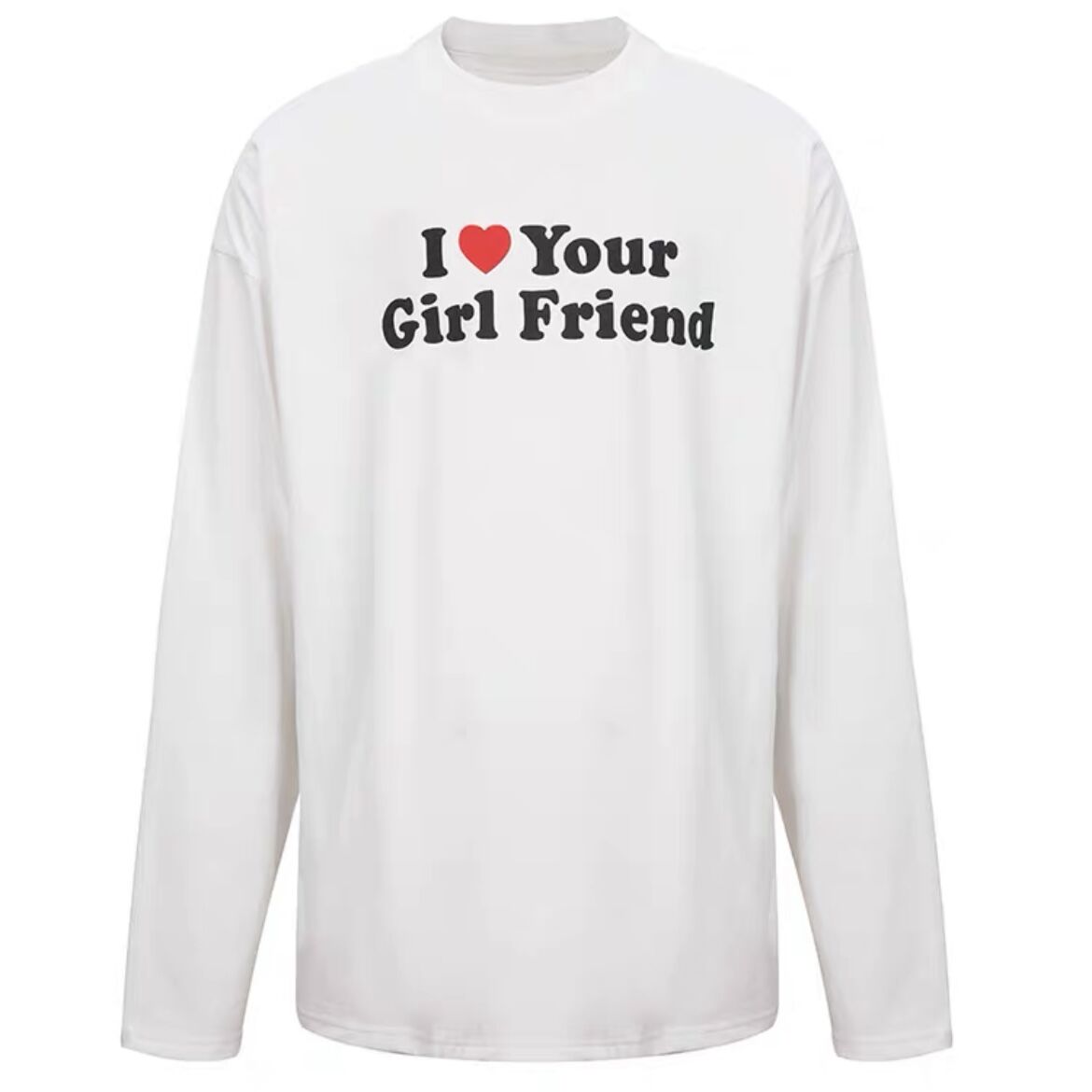 Korean Style Casual Loose Fit Color-Blocking Top with Youthful Dog Cartoon Print - Pure Cotton Comfort