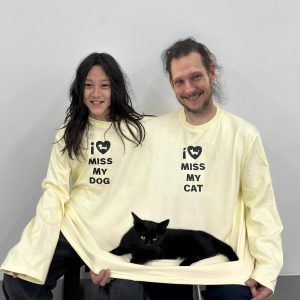 Korean Style Casual Printed Long Sleeve T-Shirt for Pets - Age-Reducing Design, Versatile Pure Cotton for Autumn and Winter