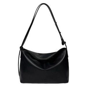 Korean-Style High-End Soft Leather Tote Bag 2025 - Minimalist Shoulder & Crossbody Handbag for Niche Fashion Lovers