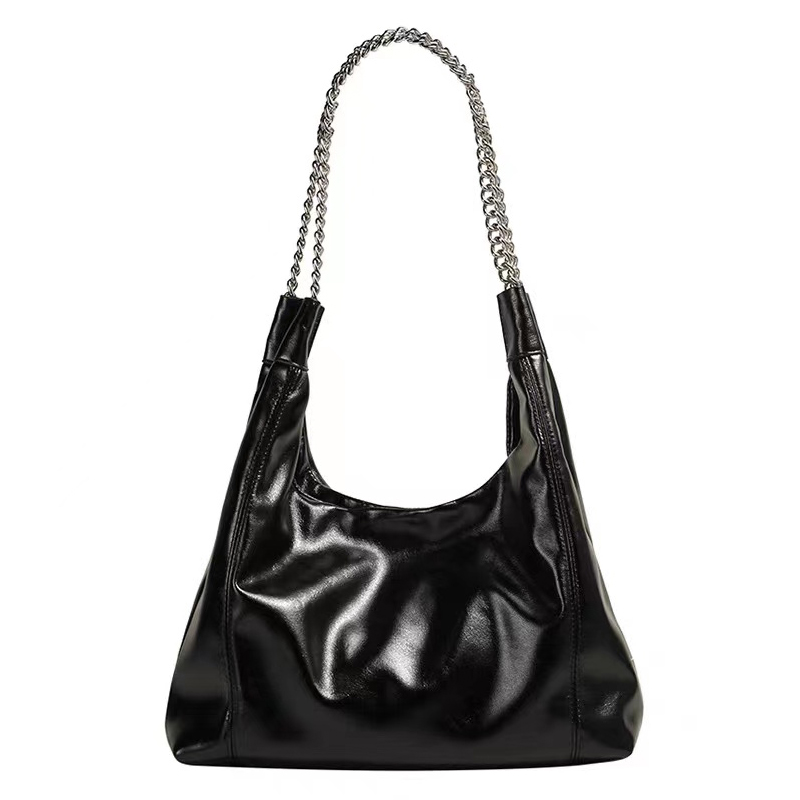 Korean Style Large Capacity Chain Tote Bag for Women - Trendy Underarm Shoulder Bag for Commuting and Daily Use 2023 Korean Style Large Capacity Chain Tote Bag for Women - Trendy Underarm Shoulder Bag for Commuting and Daily Use 2023