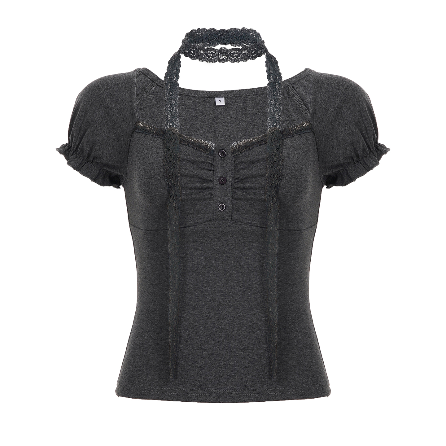 Korean Style Ruffled Short Sleeve Top & Bow Half-Length Skirt Set - Trendy Seoul Diary Look for Chic Fashionistas