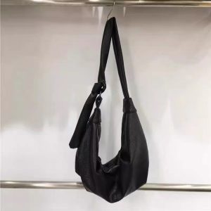 Korean Style Vintage Soft Leather Dumpling Bag - Large Capacity Casual Crossbody Shoulder Bag for Everyday Use