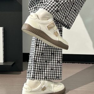 Korean Style Women's Versatile Breathable White Velcro Sneakers - Niche Design for Spring and Summer