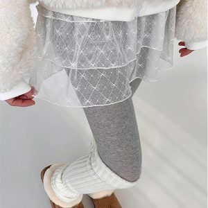 Lace Jacquard Bow Short Layered Petticoat Skirt - Three-Tiered Puff A-Line Dress for 90s Y2K Inspired Fashion