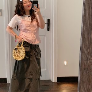 Lace Spliced Waist-Defining Cami Top for Women - Summer 2025 French Style Outerwear - Elegant and Trendy Fashion Piece