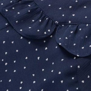 Lace Trim Polka Dot Dress with Flutter Sleeves and Waist Tie - Slim Fit Summer 2025 Women's Fashion