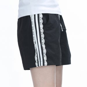 Lace Trim Spliced Ultra-Short Casual Shorts for Women - Summer Quick-Dry Sports Hot Pants - Y2K Style