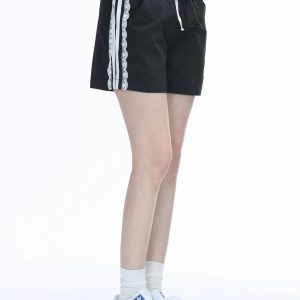 Lace Trim Spliced Ultra-Short Casual Shorts for Women - Summer Quick-Dry Sports Hot Pants - Y2K Style