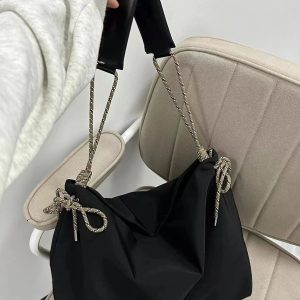Large Capacity Casual Canvas Tote Bag for Women - 2023 Fashionable Crossbody Bag for Students, Perfect for Autumn and Winter
