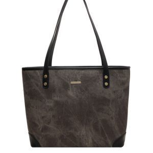 Large-Capacity Casual Tote Bag for Women - Versatile Spring 2025 Commuting & Travel Shoulder Bag