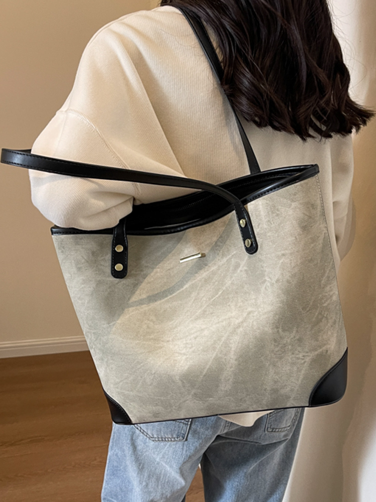 Large-Capacity Casual Tote Bag for Women - Versatile Spring 2025 Commuting & Travel Shoulder Bag Large-Capacity Casual Tote Bag for Women - Versatile Spring 2025 Commuting & Travel Shoulder Bag