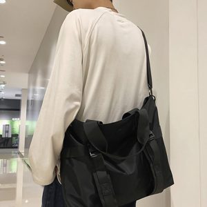 Large Capacity Crossbody Bag - 2025 Summer Shoulder Tote for Students & Laptops - Stylish and Practical Design