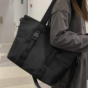 Large Capacity Crossbody Bag - 2025 Summer Shoulder Tote for Students & Laptops - Stylish and Practical Design