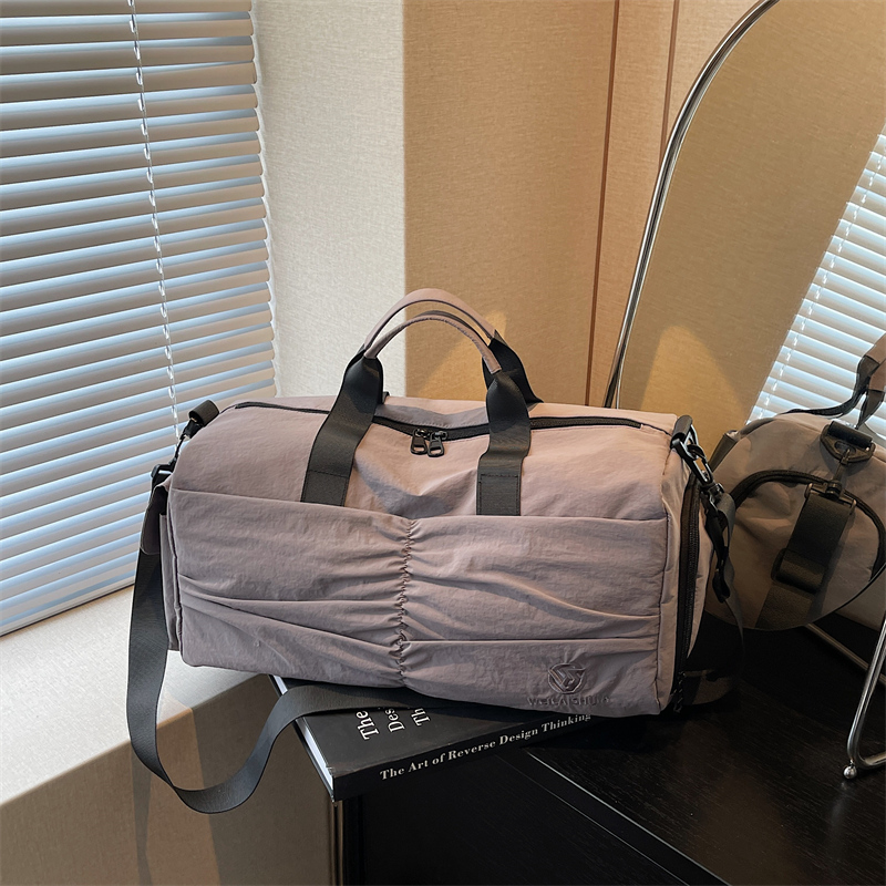 Large Capacity Crossbody Sports Fitness Bag with Dry Wet Separation - Travel Tote for Outdoor Luggage Storage