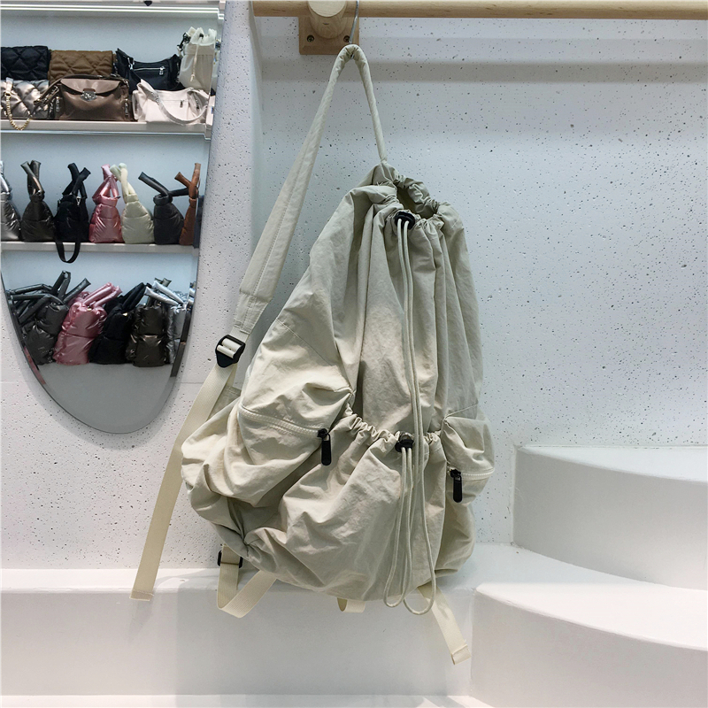 Large Capacity Drawstring Backpack for Students - Casual Ultra-Light Shoulder Bag for Travel, Outdoor, and Daily Use Large Capacity Drawstring Backpack for Students - Casual Ultra-Light Shoulder Bag for Travel, Outdoor, and Daily Use