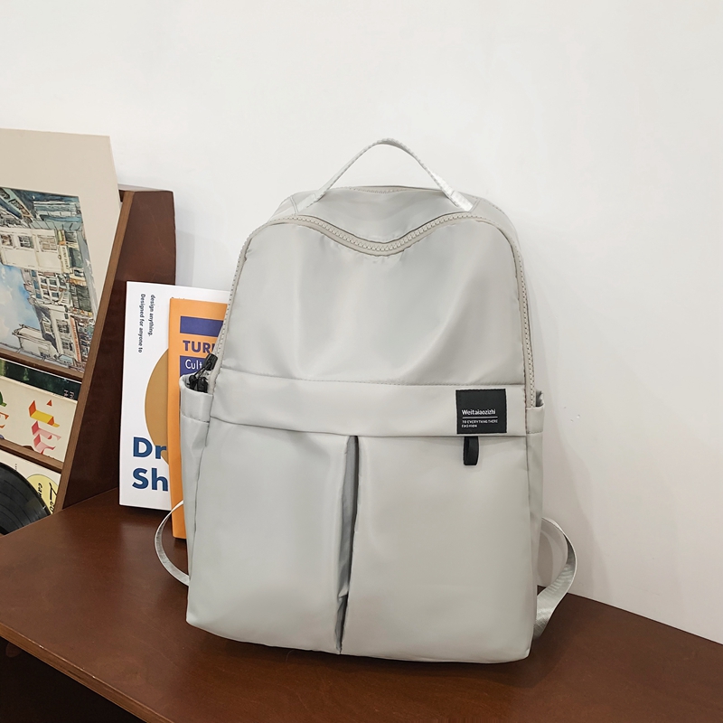 Large Capacity French Double Shoulder Bag - Simple Sports Backpack for Students & Travel - Versatile School Bag for Short Trips Large Capacity French Double Shoulder Bag - Simple Sports Backpack for Students & Travel - Versatile School Bag for Short Trips