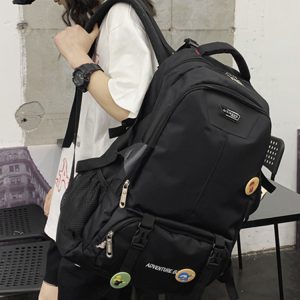 Large Capacity French Sports Backpack, Double Shoulder Student Bag, Travel Computer Bag for School and Classes