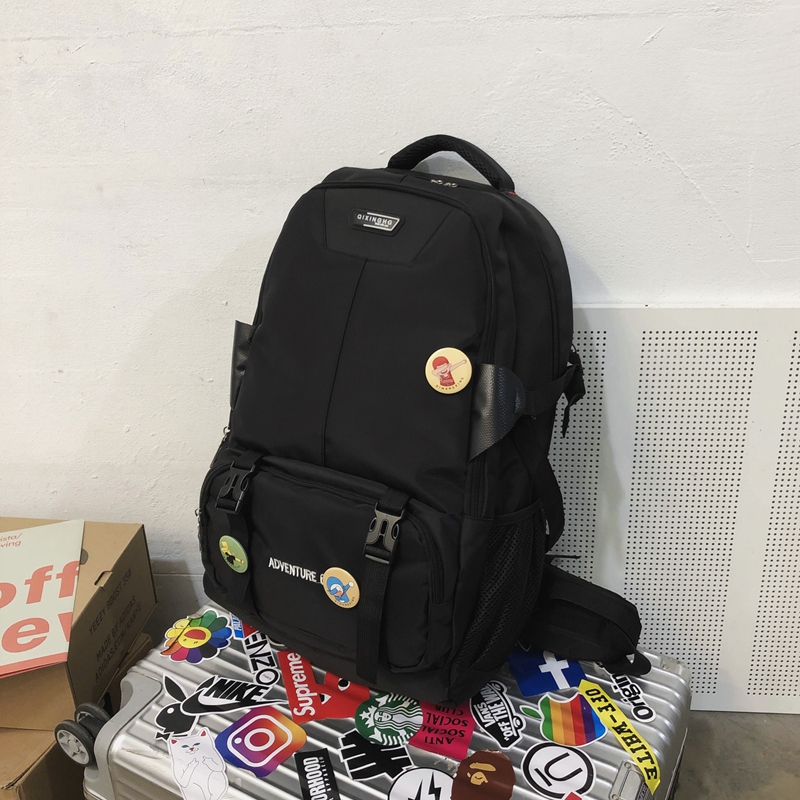 Large Capacity French Sports Backpack, Double Shoulder Student Bag, Travel Computer Bag for School and Classes