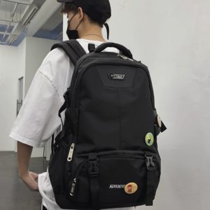 Large Capacity French Sports Backpack, Double Shoulder Student Bag, Travel Computer Bag for School and Classes