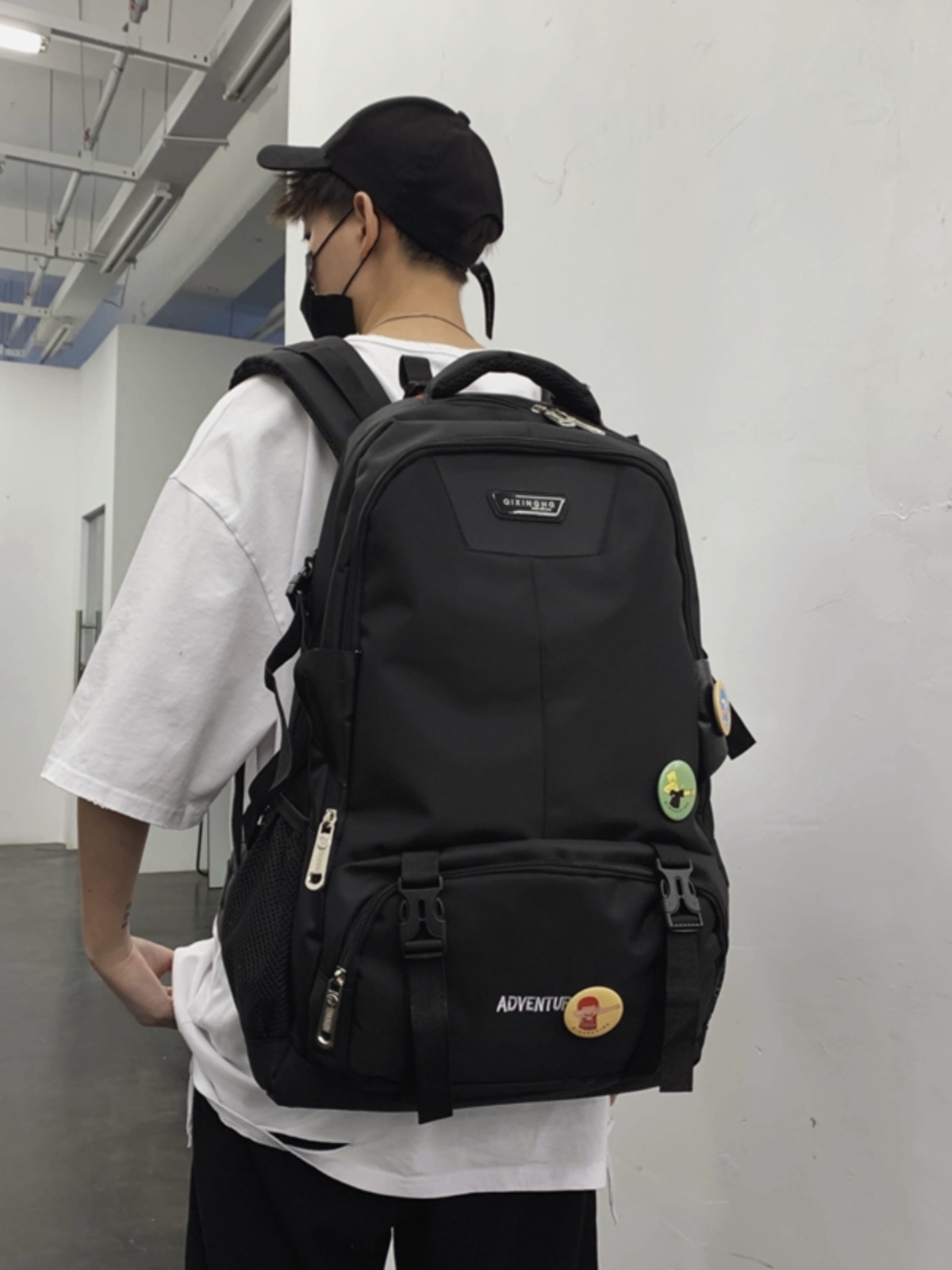 Large Capacity French Sports Backpack, Double Shoulder Student Bag, Travel Computer Bag for School and Classes Large Capacity French Sports Backpack, Double Shoulder Student Bag, Travel Computer Bag for School and Classes