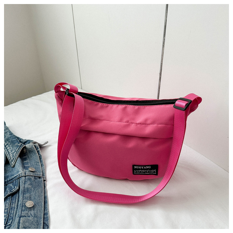 Large Capacity Harajuku Retro Casual Canvas Bag - Waterproof Dumpling Crossbody Bag for College Students and Women Large Capacity Harajuku Retro Casual Canvas Bag - Waterproof Dumpling Crossbody Bag for College Students and Women