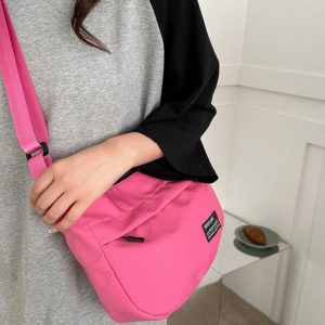 Large Capacity Harajuku Retro Casual Canvas Bag - Waterproof Dumpling Crossbody Bag for College Students and Women