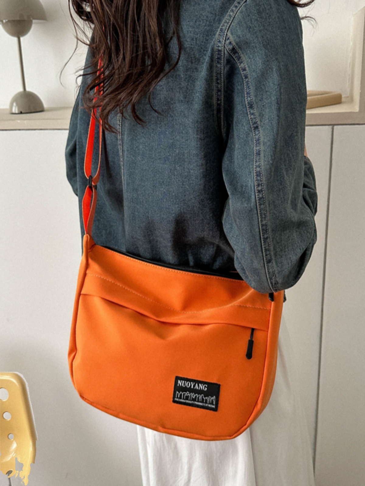 Large Capacity Harajuku Retro Casual Canvas Bag - Waterproof Dumpling Crossbody Bag for College Students and Women Large Capacity Harajuku Retro Casual Canvas Bag - Waterproof Dumpling Crossbody Bag for College Students and Women