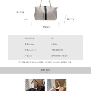 Large-Capacity Lightweight Travel Bag - Versatile Commuter Luggage, Gym, Maternity, and Weekend Trip Shoulder Bag