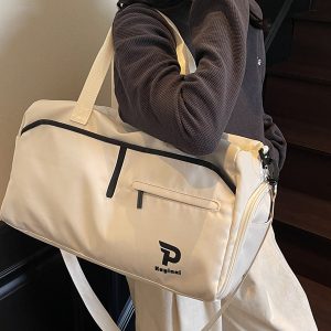 Large Capacity Lightweight Women's Tote Bag - 2025 Fashion Travel Bag for Short Trips, Gym, and Sports