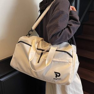 Large Capacity Lightweight Women's Tote Bag - 2025 Fashion Travel Bag for Short Trips, Gym, and Sports