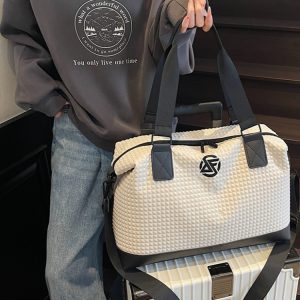 Large Capacity Lightweight Women's Travel Bag - Versatile Commuter Tote, Gym Bag, and Maternity Luggage for Business Trips