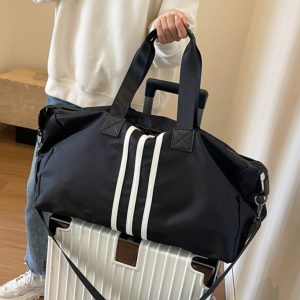 Large Capacity Oxford Cloth Business Travel Bag - High-End Sports Yoga Fitness Tote for Short Trips - Lightweight and Stylish