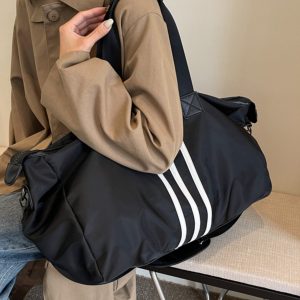 Large Capacity Oxford Cloth Business Travel Bag - High-End Sports Yoga Fitness Tote for Short Trips - Lightweight and Stylish