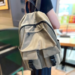 Large-Capacity Oxford Cloth Travel Backpack for Women - 2025 Spring Multi-Pocket Student Bag